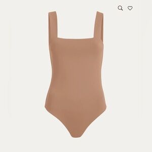 Nuuds Square Neck Tank bodysuit size Large